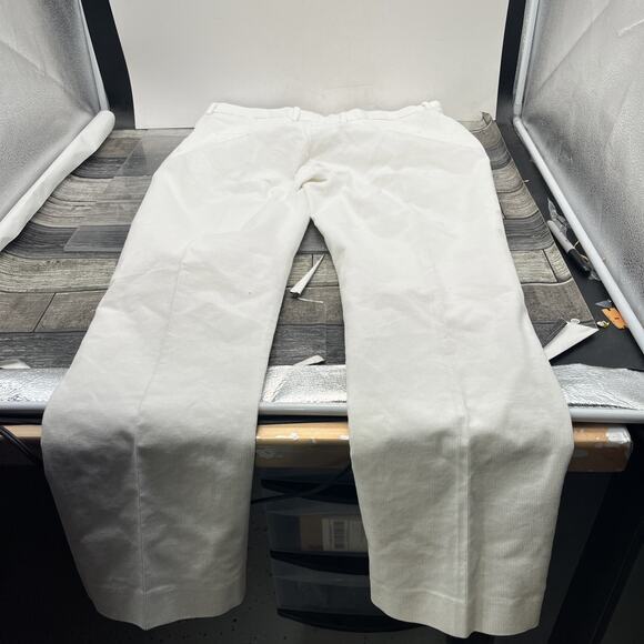 DANIEL CREMIEUX 36x32 Corduroy Pants Signature Collection White. {G}. - Picture 4 of 16